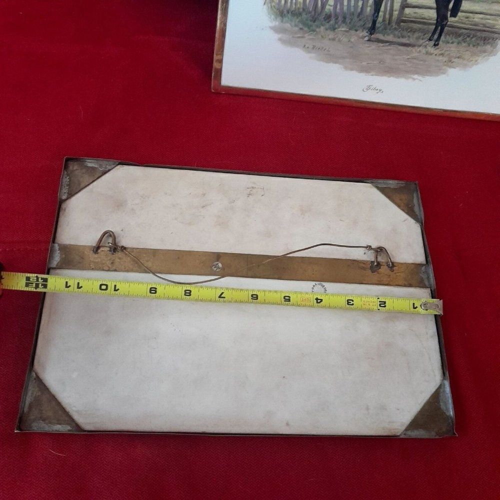 VTG Set Porcelain Horse Equestrian Wall Tiles Germany Y.R. Riedel York Berlin - Picture 15 of 15